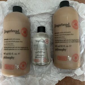 Philosophy Gingerbread Man Shower Gel Trio